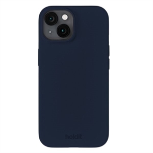 Holdit - Silicone Cover Midnight Blue - iPhone 15